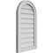 Ekena Millwork Round Top Surface Mount PVC Gable Vent w/ 2"W x 1-1/2"P Brickmould Frame, 16"W x 28"H GVPRT16X2802SN - alternate 2